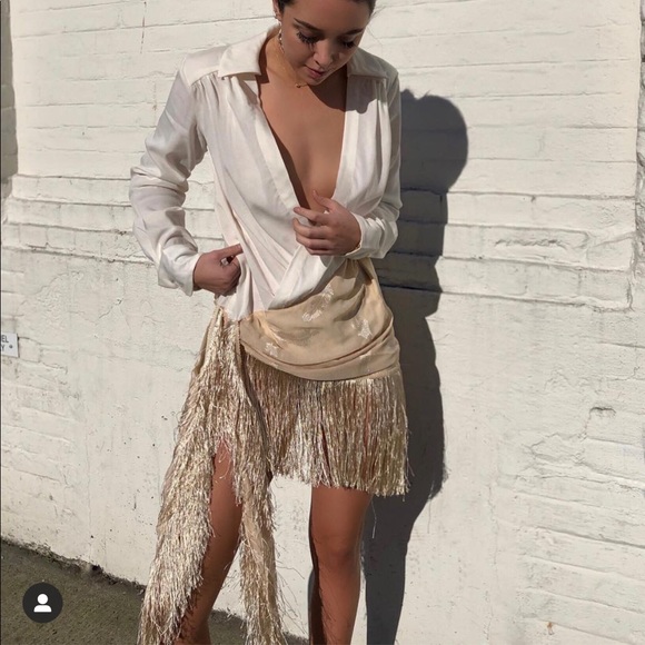 Choosy white Jacquemus inspired dress